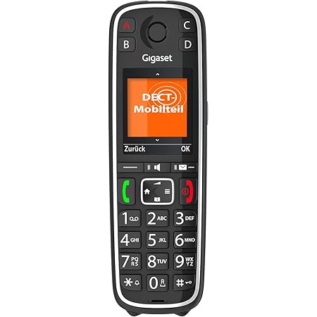 Gigaset E720HX – DECT-Mobilteil mit Ladeschale – Schnurloses Senioren ...