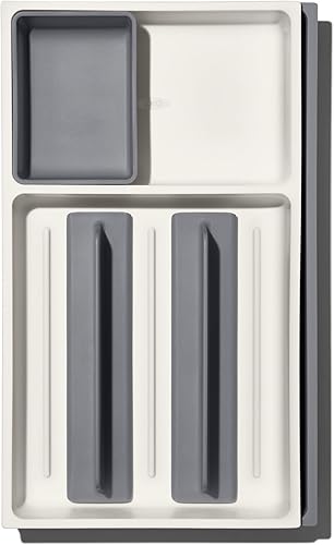 Miniatura 3 de OXO Good Grips - Organizador grande de cajones de cocina expandible Blanco