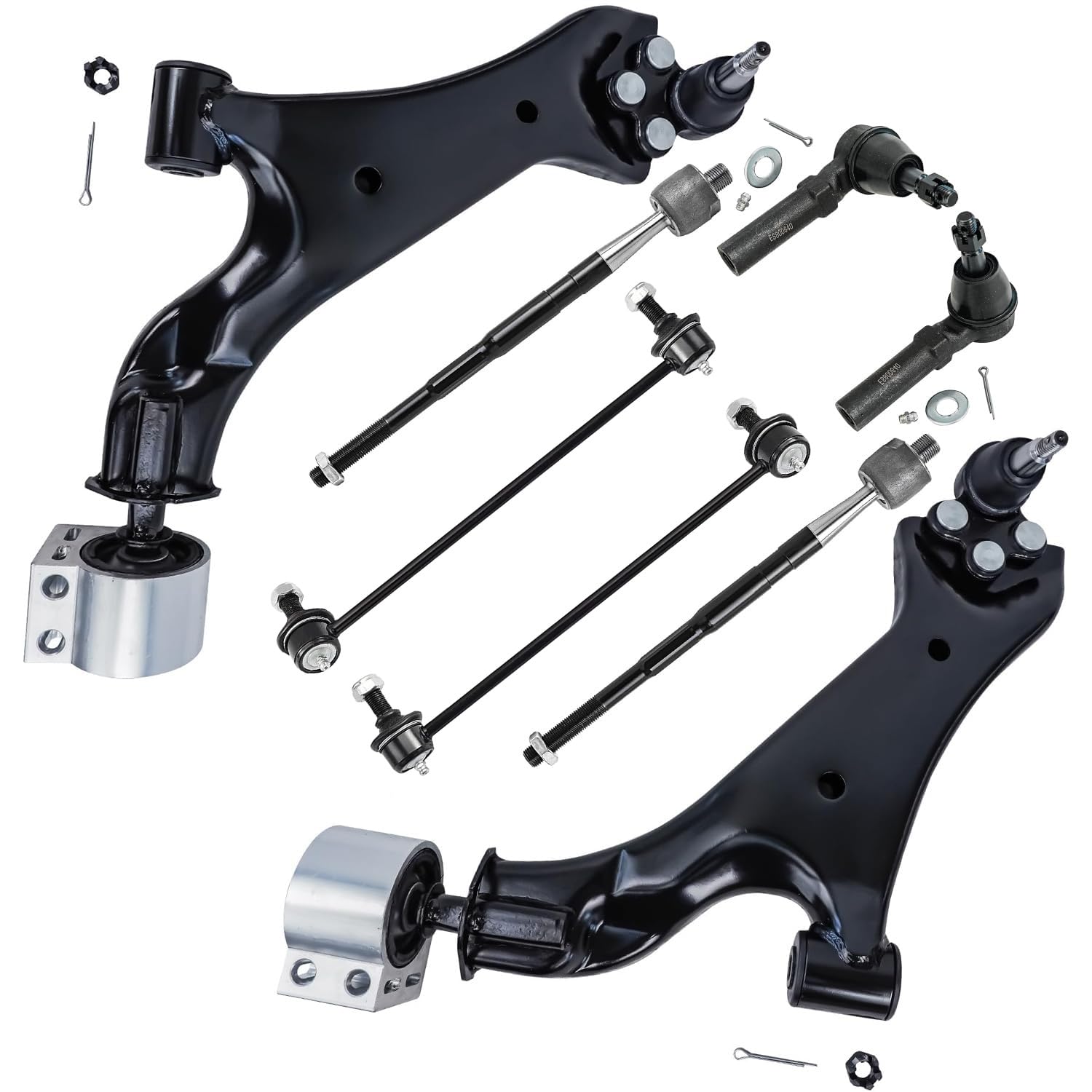 Detroit Axle - 8pc Front End Control Arms Kit for 10-17 Chevrolet Equinox
