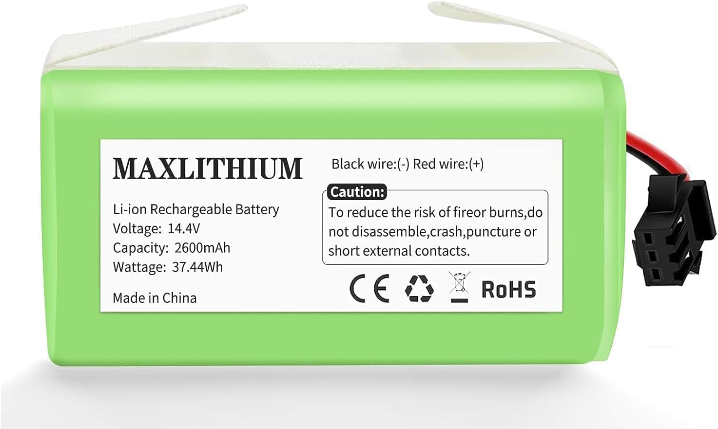 14.4V 2600mAh Ersatzakku für Eufy RoboVac G10 G20 G30 G35 G40 Hybrid, für RoboVac 11 11S 11S MAX 12 15C 15C Max 25C Max 30 30C 30 Max 35C, für Ecovacs Deebot N79 N79S DN622, für Tesvor X500 Akku
