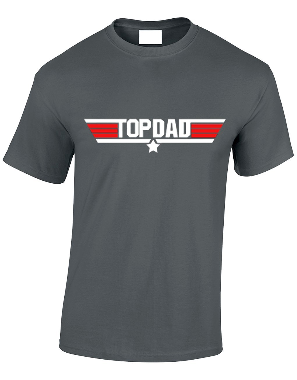 Crown Designs Men's Charcoal Top Dad Action Movie Film Inspired For & Teenagers T-Shirts Tops - /Large