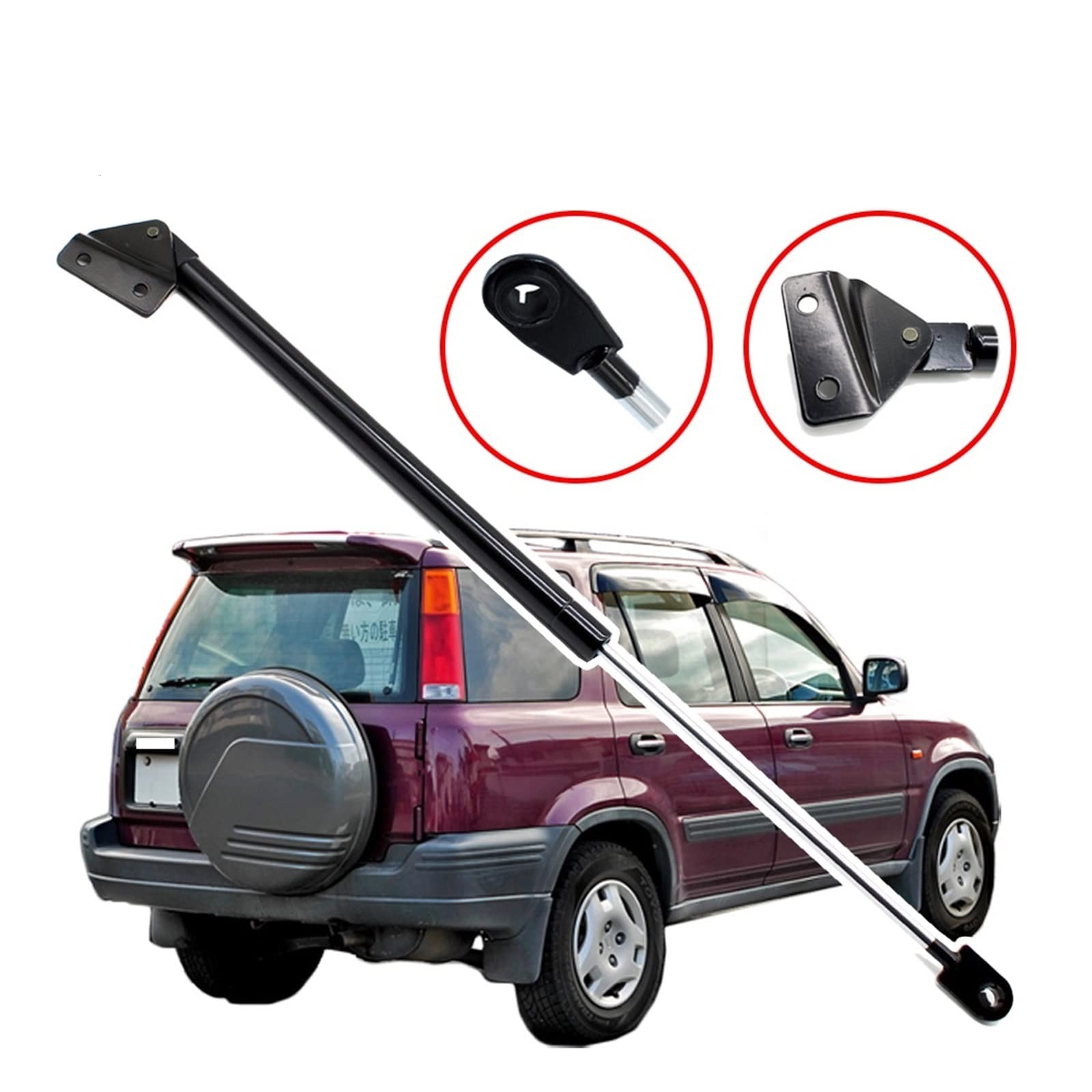 2 Pièces Vérins à Gaz Coffre De Hayon Pour CR-V 1997-2001, Ressort à Gaz Verin Hydraulique Hayon Ressort Support Lifter Amortisseur Hayonde Coffre Accessoires