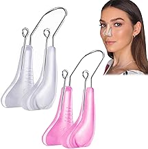 Clip de Levage de Nez,Pince de Nez,2 Pièces Nose Shaper,Pince-Nez en Siliconen,Pince de Nez de Beauté Silicone Clip de Nez Beauté Pont de Nez Minceur Outils de Massage du Nez pour Femmes