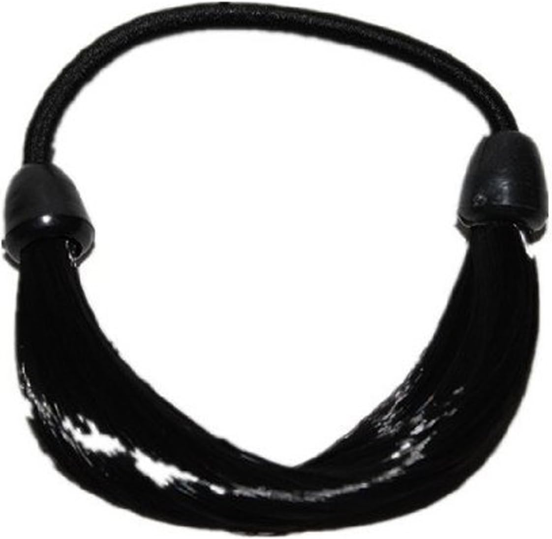 Paradise Kiss 1pc Lady Women Girls Elegent Lace Elastic Hair Head Band Hoop Accessory Tie Hairbands Headbands Turban (Ponytail Holder-blonde) (black)