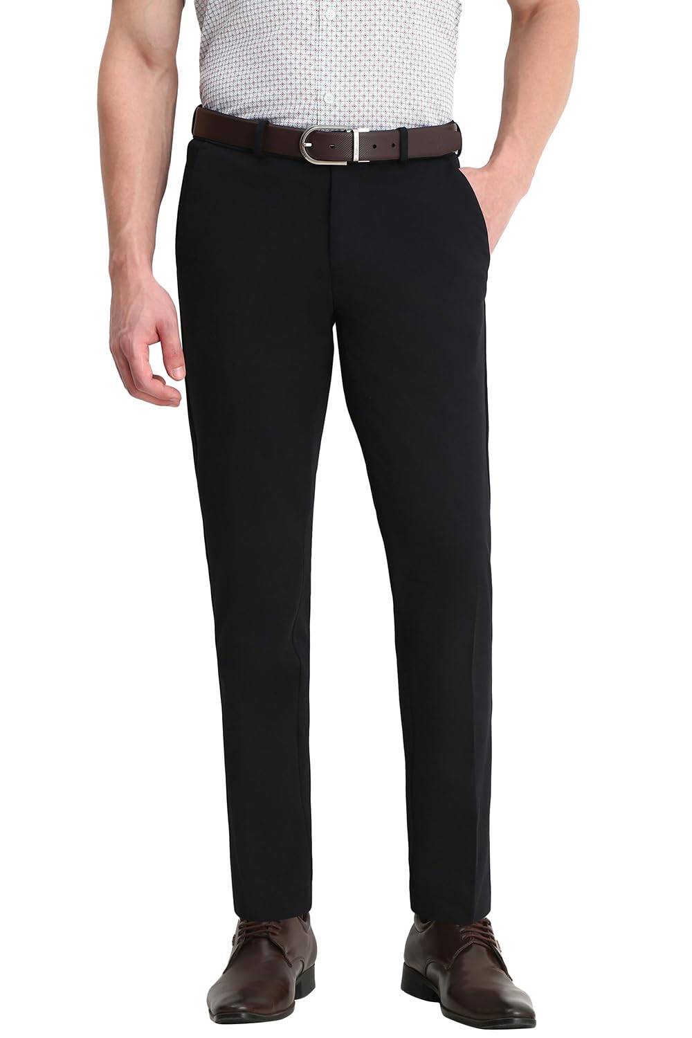 allen solly Men's Regular Work Utility Pants-picture-41