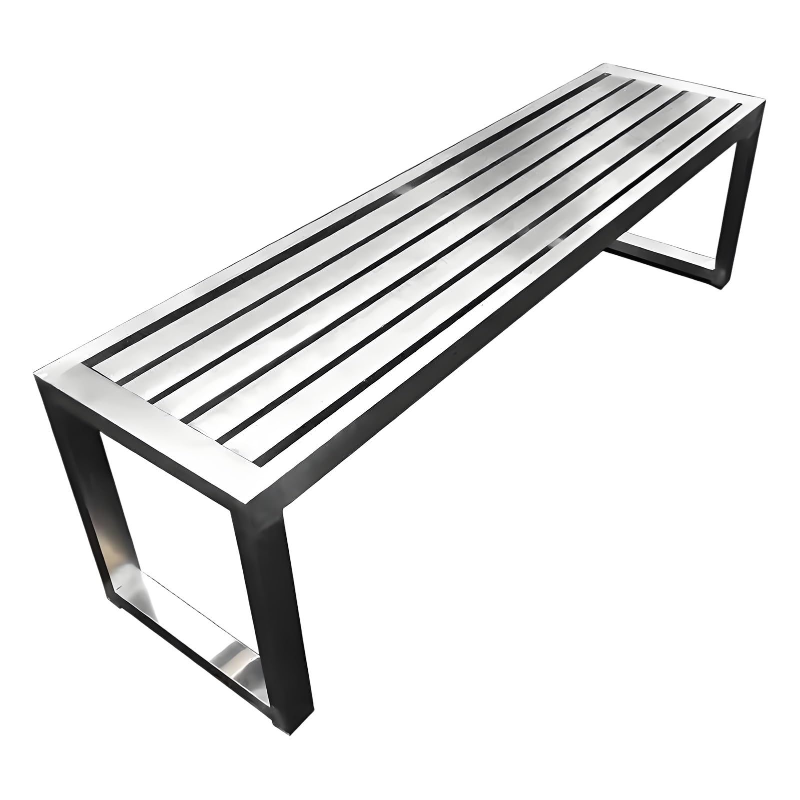 Banc de jardin 60cm sans dossier pour optimiser les petits espaces