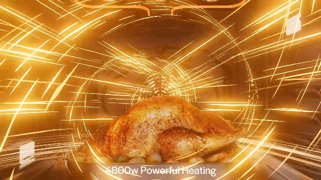 Image of Empava Built-In Electric Single Wall Oven 30 inch, 5 Cu. ft. Capacity, True Convection and Rotisserie Air Fry, Self Clean, Screen Touch Control, 4800 watts, Stainless Steel