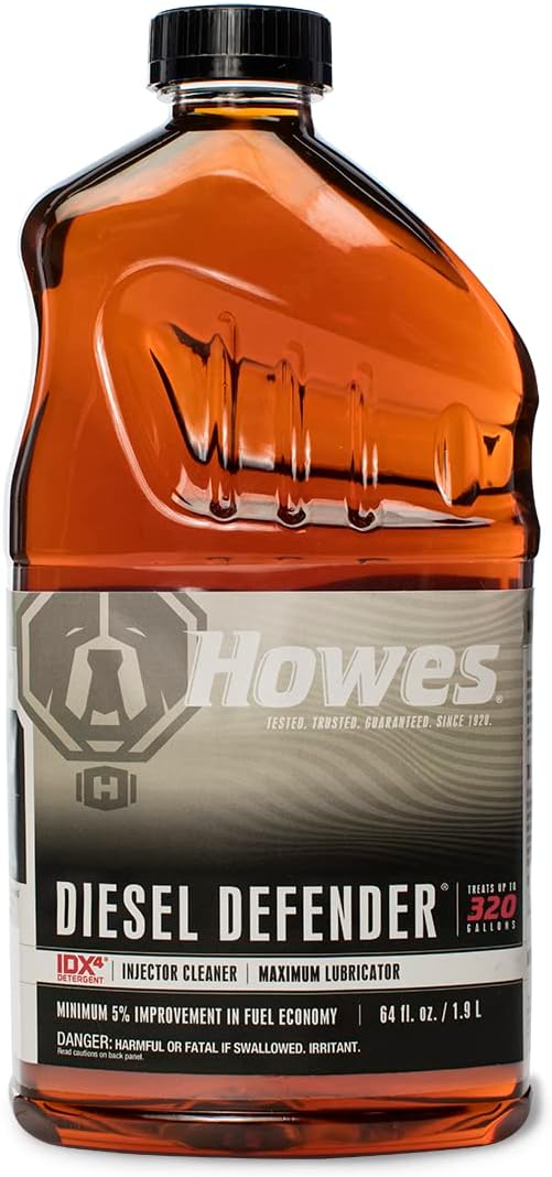 Howes Diesel Defender 64-Ounce Injector Cleaner and Diesel Fuel Lubricator Casepack (Six 64-Ounce Bottles)
