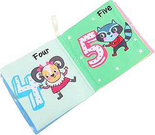 ibasenice Livro De Pano Tecido Livro De Pano Letra Número Livro De Pano Livro Do Ano Do Bebê Brinquedos Da Criança Brinquedos Do Alfabeto Brinquedos De Animais Livros Do Bebê Livro