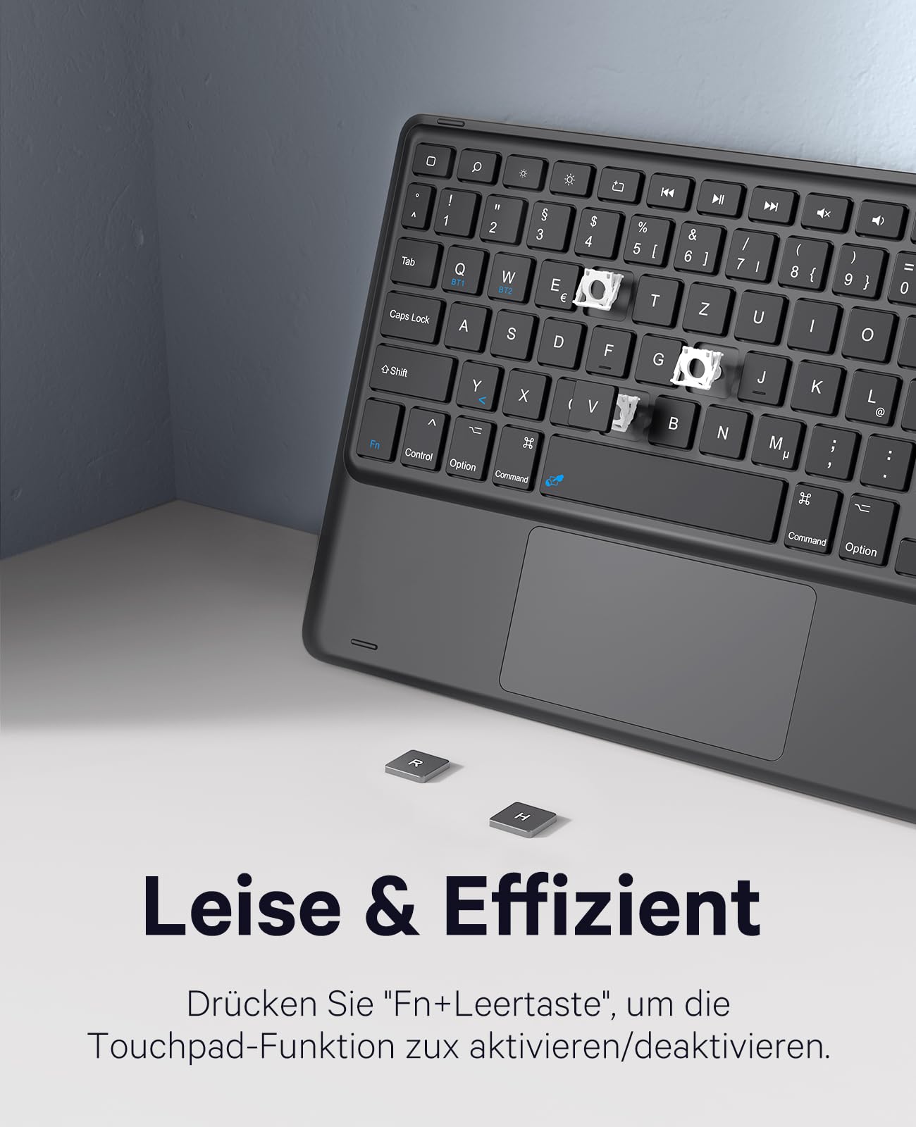 Earto Samsung Galaxy Tab Clavier pour S10 Lite/S10 FE 10,9"/S9 FE/Tab S9