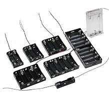 1X 2X 3X 4X 5X 6X 8X 10X Aa Batteiry Holder Storage Box Case Pow [er Bank 1 2 3 4 Slot Container with Cable Wire New 2025 for Arrival High Reliable Electronic Component, Stable Performance