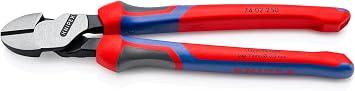 KNIPEX Kraft-Seitenschneider mit Comfort-Griffen 250 mm, 74 02 250