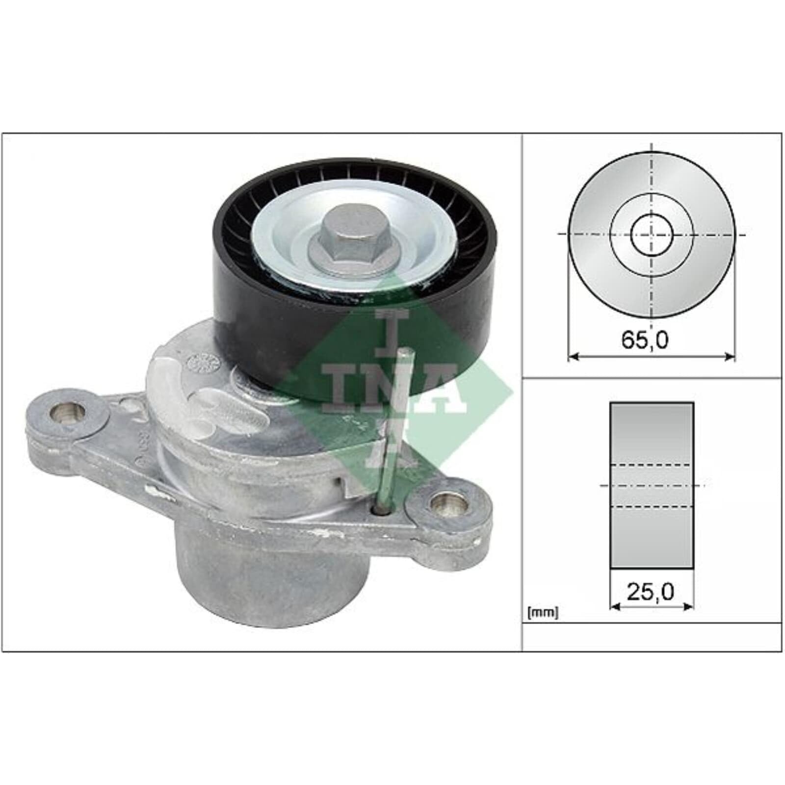 INA Jeu de courroies trapézoïdales à nervures 529 0323 10 1020mm Compatible avec PEUGEOT 208 I 3/5 portes CA, CC 2008 Break CU 208 II 3/5 portes UB, UP, UW, UJ, CITROËN C3 II SC