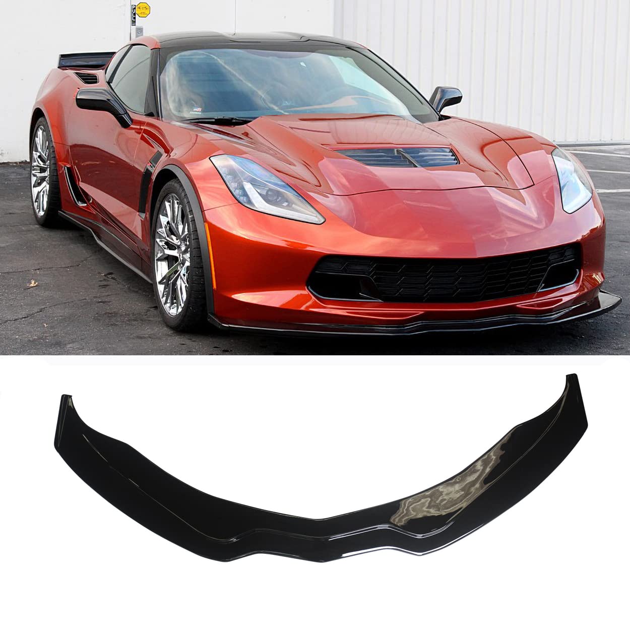 純正】C7 コルベット Stage3 フロントリップスポイラー/スプリッター