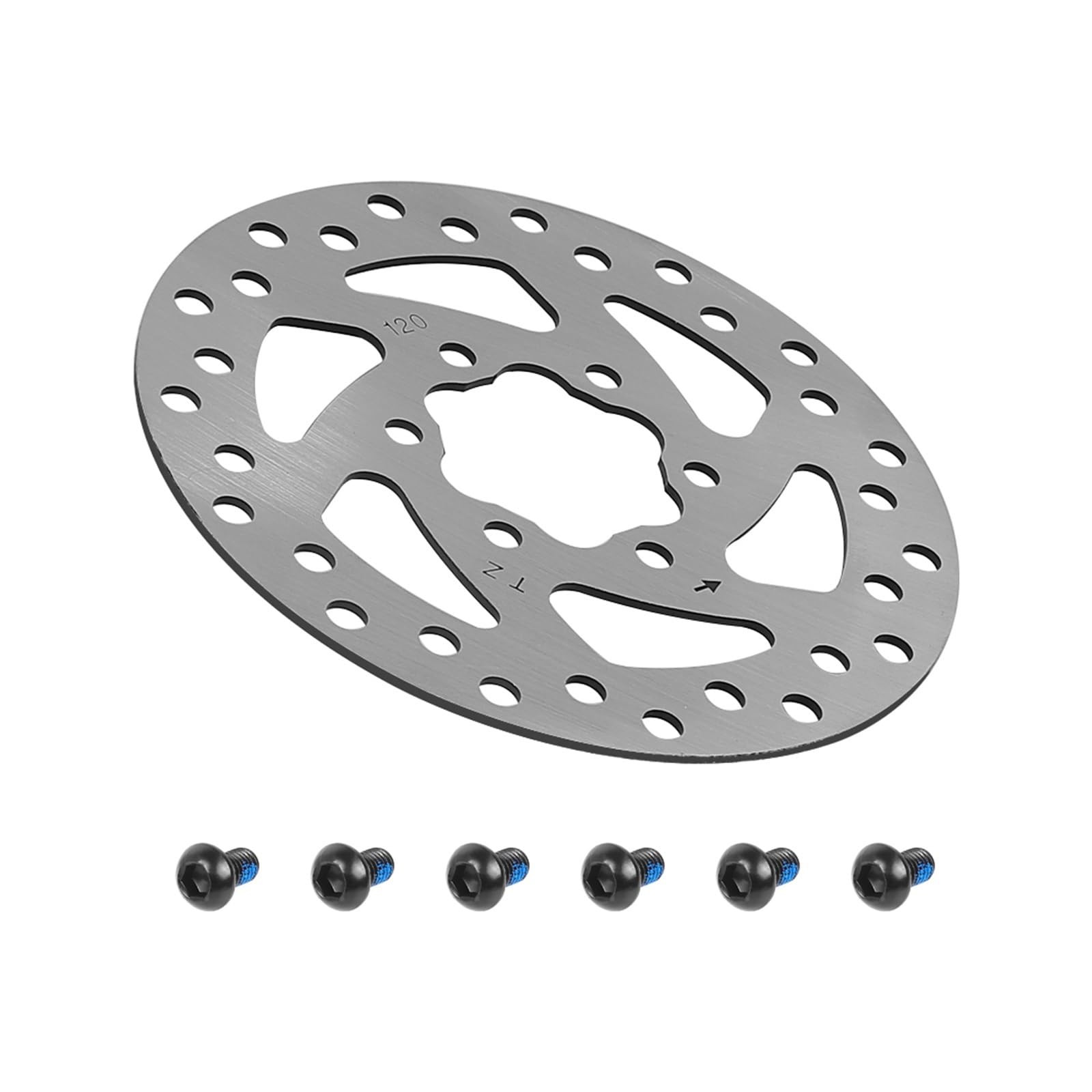 Disco Freno a Disco da 120 mm a 6 Fori Compatibile con Parti di Riparazione del Disco Freno for Scooter Elettrico Kugoo Kirin G2 PRO e Kaabo Mantis 8(5pcs)