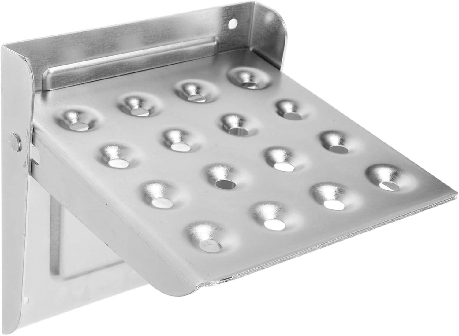 STOBAZA Heavy Duty Folding Step Ladder Adjustable Stainless Steel Foot Pedal for Trucks Trailers Antislip Design for Enhanced Safety Portable Access for Containers and Boats