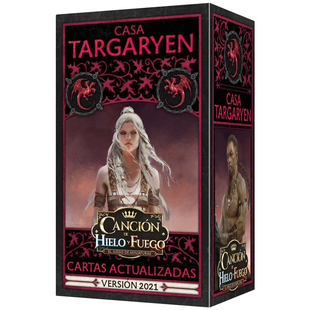 CMON - Edge Entertainment A Song of Ice and Fire - Targaryen Faction Pack - Spanish Miniature Game, EECMSI106