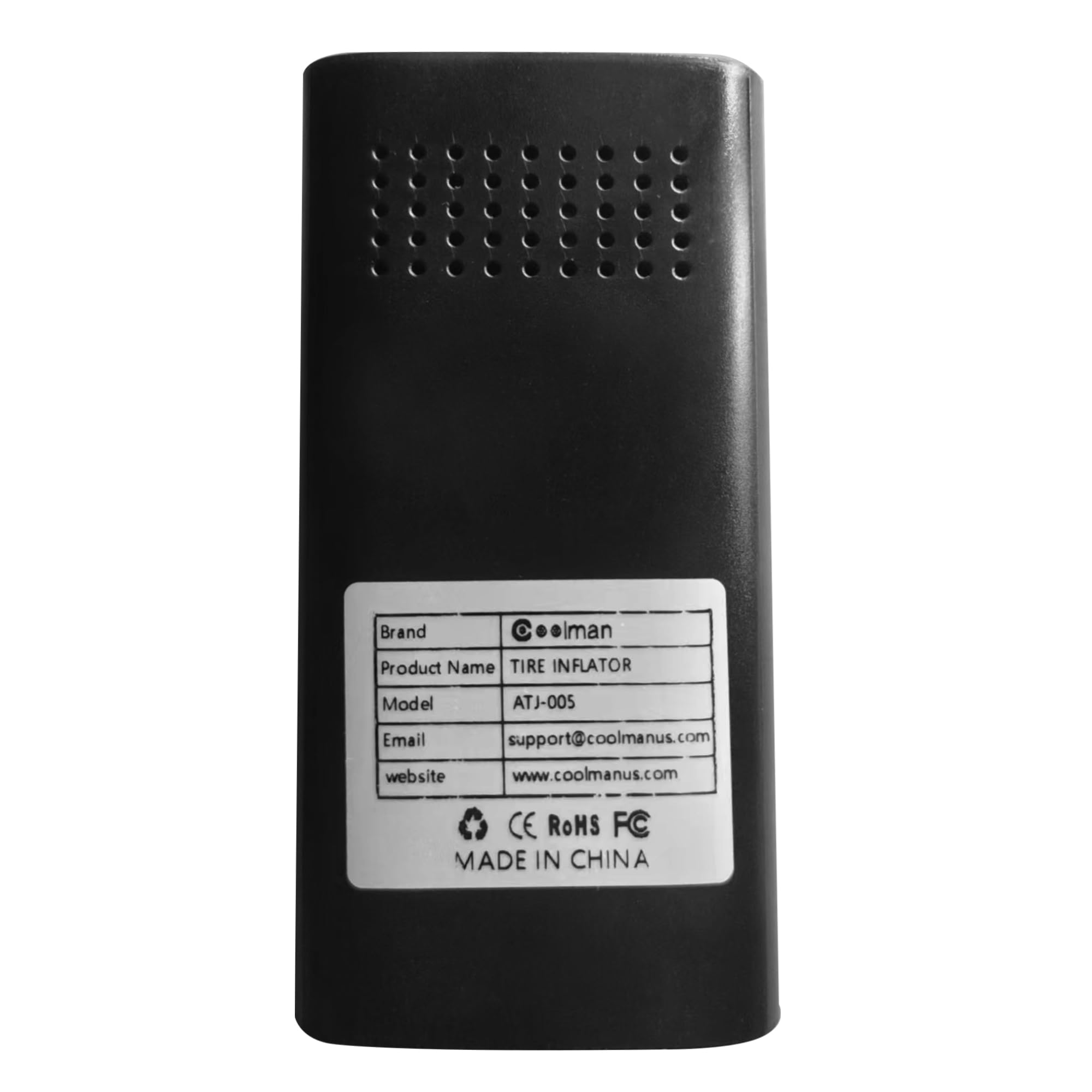 COOLMAN - Inflador de neumáticos portátil, 150 PSI, bomba eléctrica inalámbrica para bicicleta, inflador de neumáticos portátil con medidor de presión LCD y luz LED, ideal para coches, bicicletas