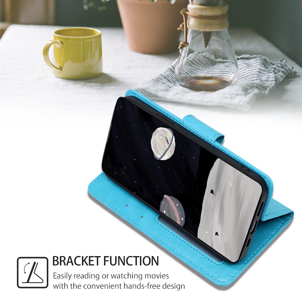 SineOrdo Leder Flip Case Für Xiaomi Poco F6 5G – Mit Kartenfach, Ständer & 360° Schutz (Schwarz)