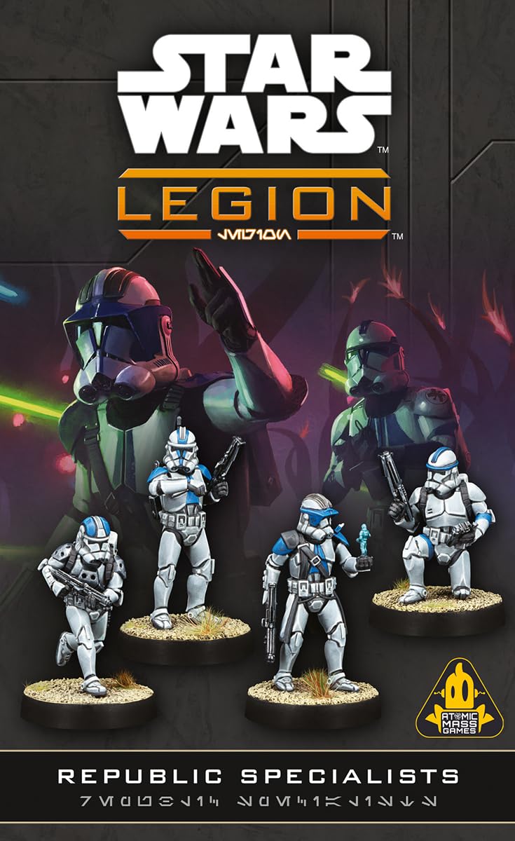 Asmodee | Star Wars: Legion - Republic Specialists | Miniatures Game | Ages 14+ | 2 Players | 90 Minutes Playing Time