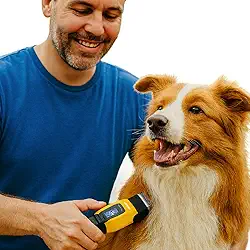 Máquina de Tosa Silenciosa para Pets – Display Digital, 3 Modos de Corte e Bateria Recarregável