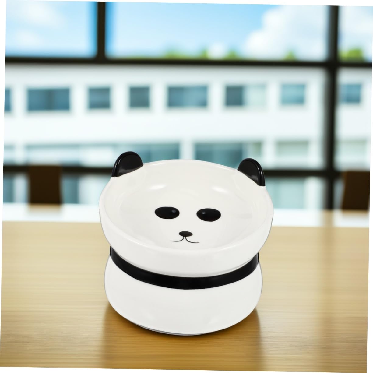 ERINGOGO Flip Cat Bowl with Non Slip Neck Guard Pet Food Dish for Kittens and Puppies Easy to Clean Prevents Spills Smooth Surface for Feeding