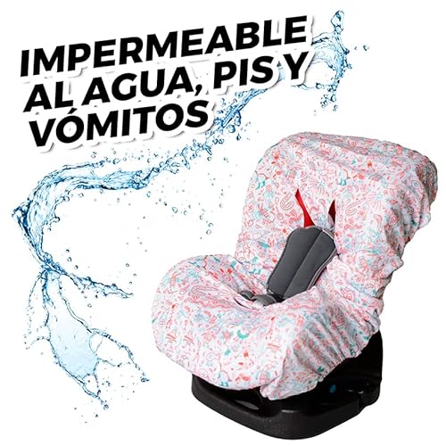 Funda Silla Coche Bebe Universal Impermeable y Transpirable – Funda Silla Coche Bebe Apta para Grupo 0, 1, 2, 3 – Fundas Sillita Protectoras y Antitérmicas – Protector Sillas Bebé Coches - imagen 7