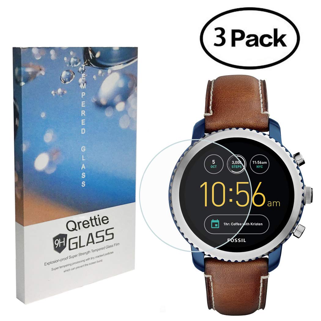 3 Pezzi Pellicola Protettiva Vetro per Fossil Q Explorist / Q Explorist