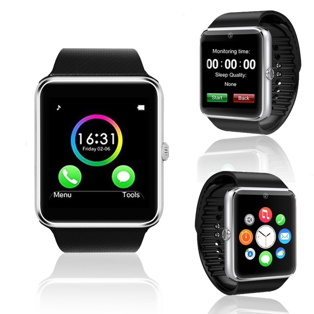 inDigi® GT8 Stylish Bluetooth Compatible Smart Watch for Android iPhone Samsung HTC LG w/Remote Shut