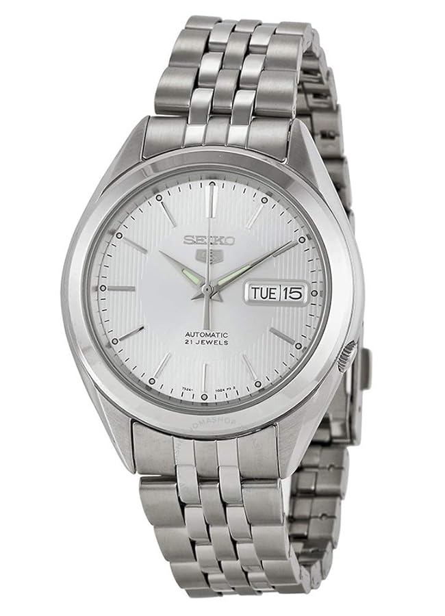 SEIKO5 自動巻き 腕時計 シルバー SEIKO - SEIKO5 自動巻 腕時計 シルバー の通販 by 仙豆王's