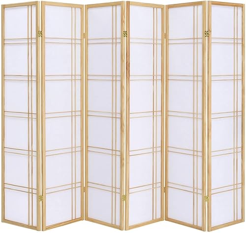 Miniatura 6 de Legacy Decor 3 y 4 Panel separadores de habitación en negro, cereza, natural, café expreso y blanco, Madera, Blanco