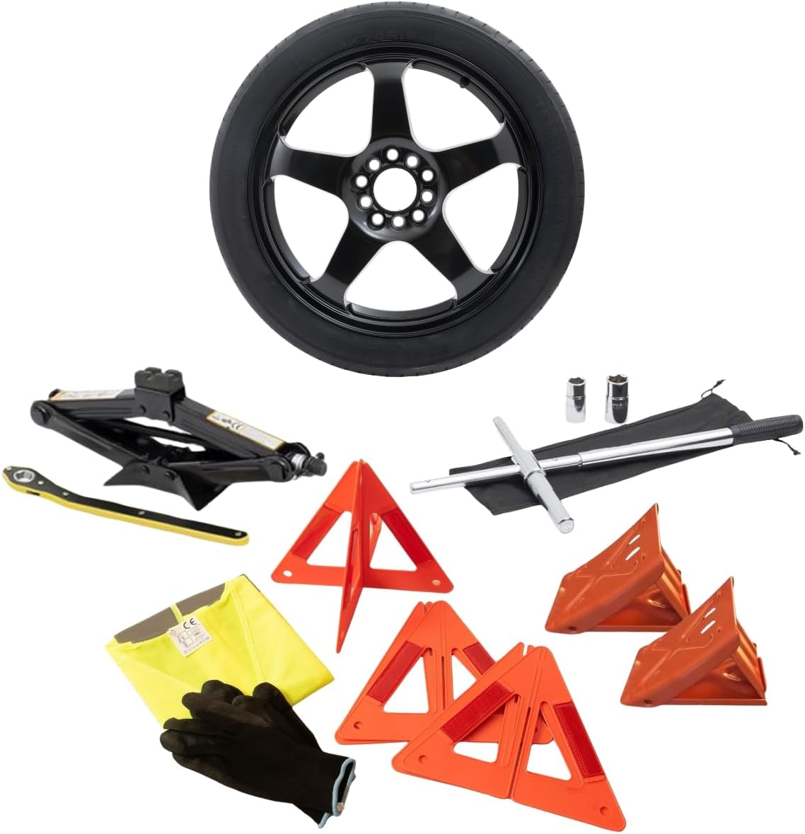 Modern Spare Complete Compact Spare Tire Ultra Kit - Fits 2016-2022 BMW X1 (F48/F49)