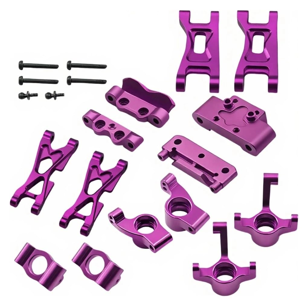 Achsschenkel C-Naben Aufhängungsarme Schott for BT-Upgrades Teile 1/24 Zubehör Rc Car(Rood)