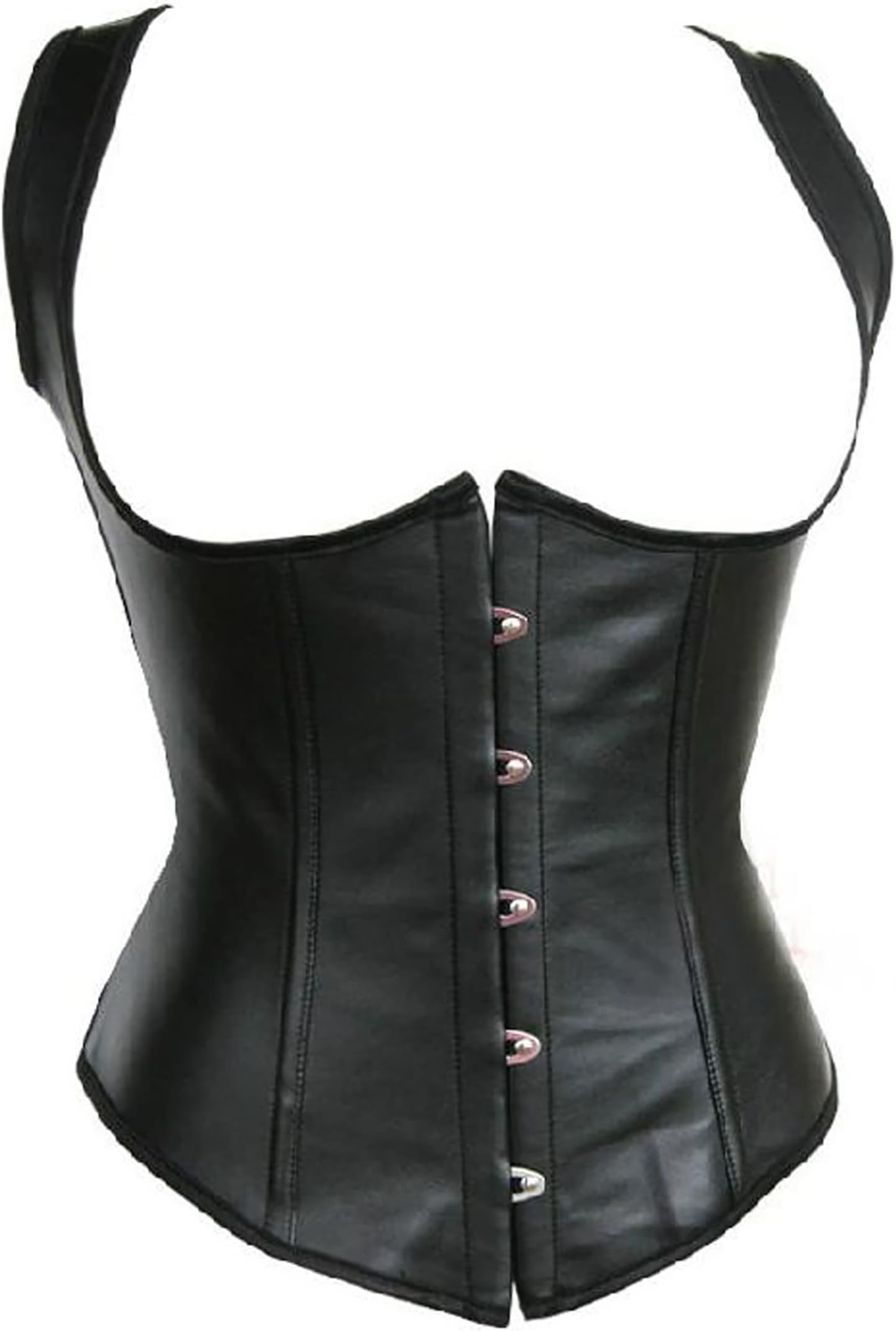 Corset Womens Faux Leather Steampunk Corsets Victorian Bustier Top