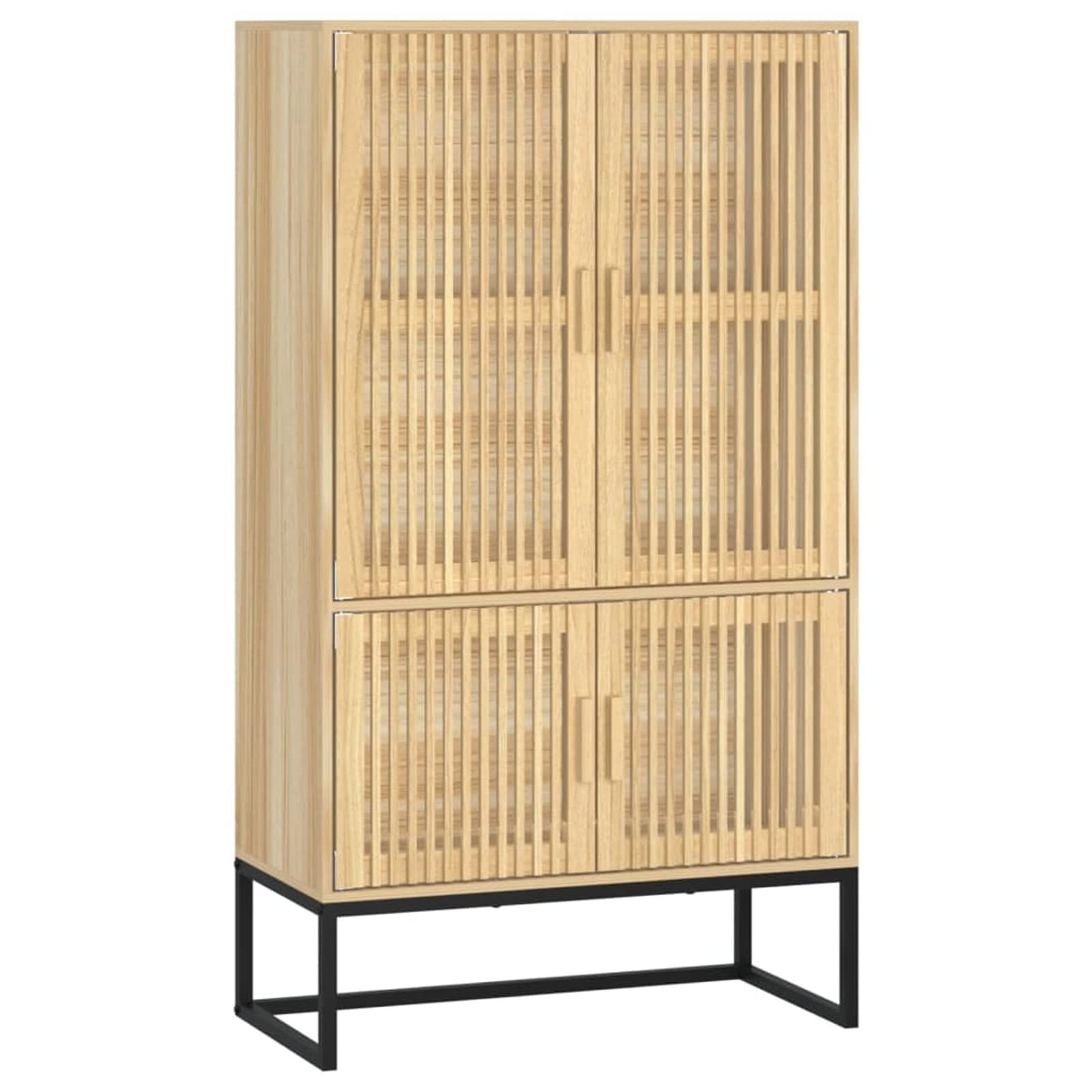 Aparador Alto Madera contrachapada Muebles Salon Mueble Auxiliar salón Mueble aparador Salon 70x35x125 cm