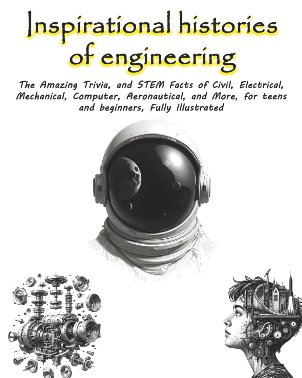 Inspirational histories of engineering: The Amazing Trivia, and STEM Facts of Civil, Electrical, Mechanical, Computer, Aeronautical, and More, for teens and beginners, Fully Illustrated
