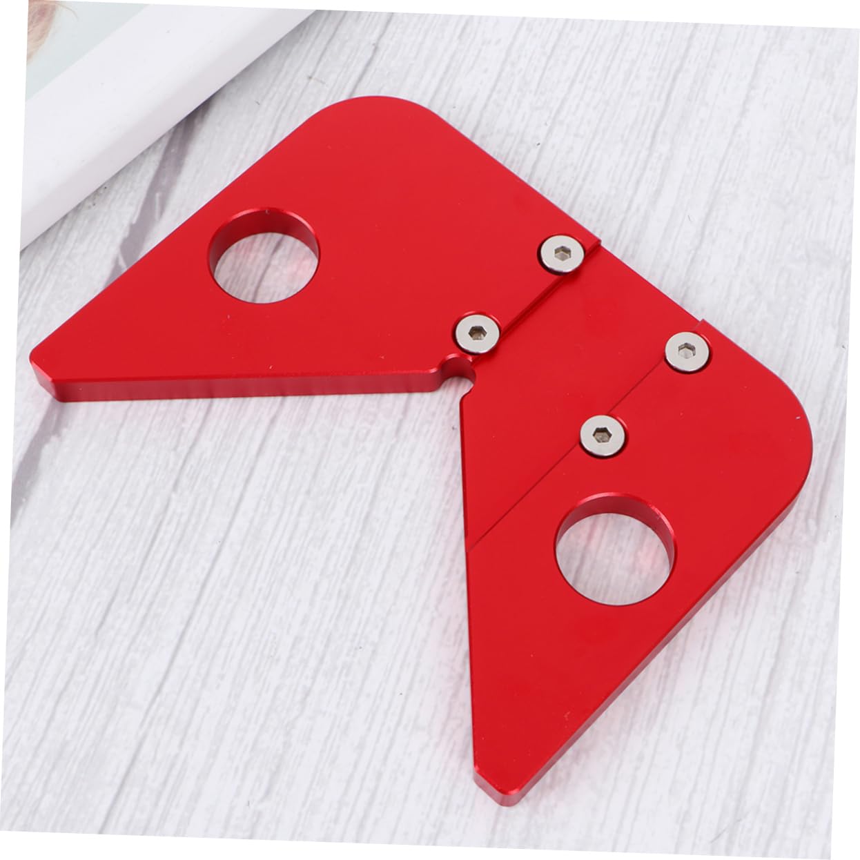 POPETPOP Woodworking Center Scriber Tool Angle Ruler for Marking Scribing Durable Construction for Precision Woodworking Measurements