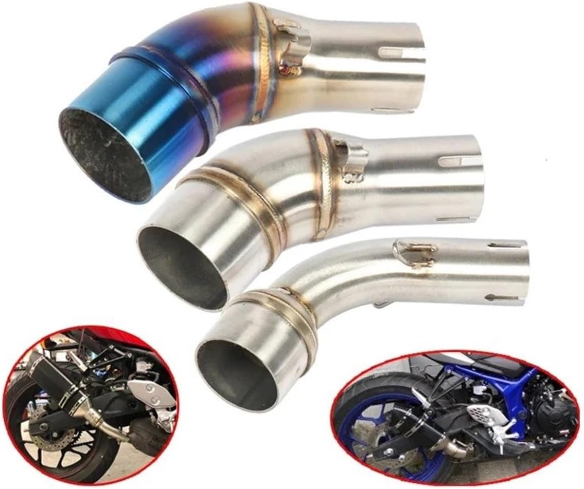 エキゾーストパイプ 排気管 YZF R25 R3 MT-03 MT03用 オートバイ用排気システム51mmエスケープ接続マフラー改造