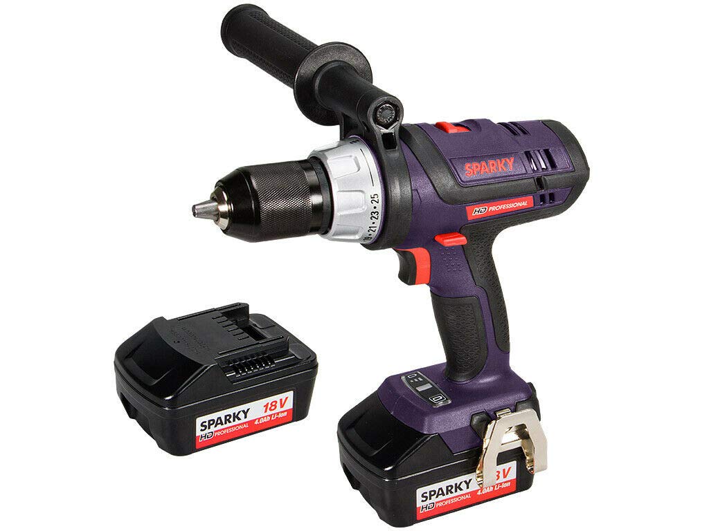 Sparky BUR2 18Li HD 18V 2.0Ah Cordless Combi Hammer Drill Driver