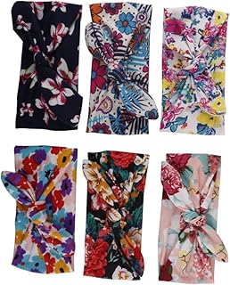 ibasenice 6Pcs Fitas De Cabelo Para Meninas Laços De Cabelo Crianças Meninas Tiaras De Bebê Tiaras Recém-Nascidos Tiaras De Bebê Acessórios De Cabelo Simples Tiaras Com Nó De Bebê Para