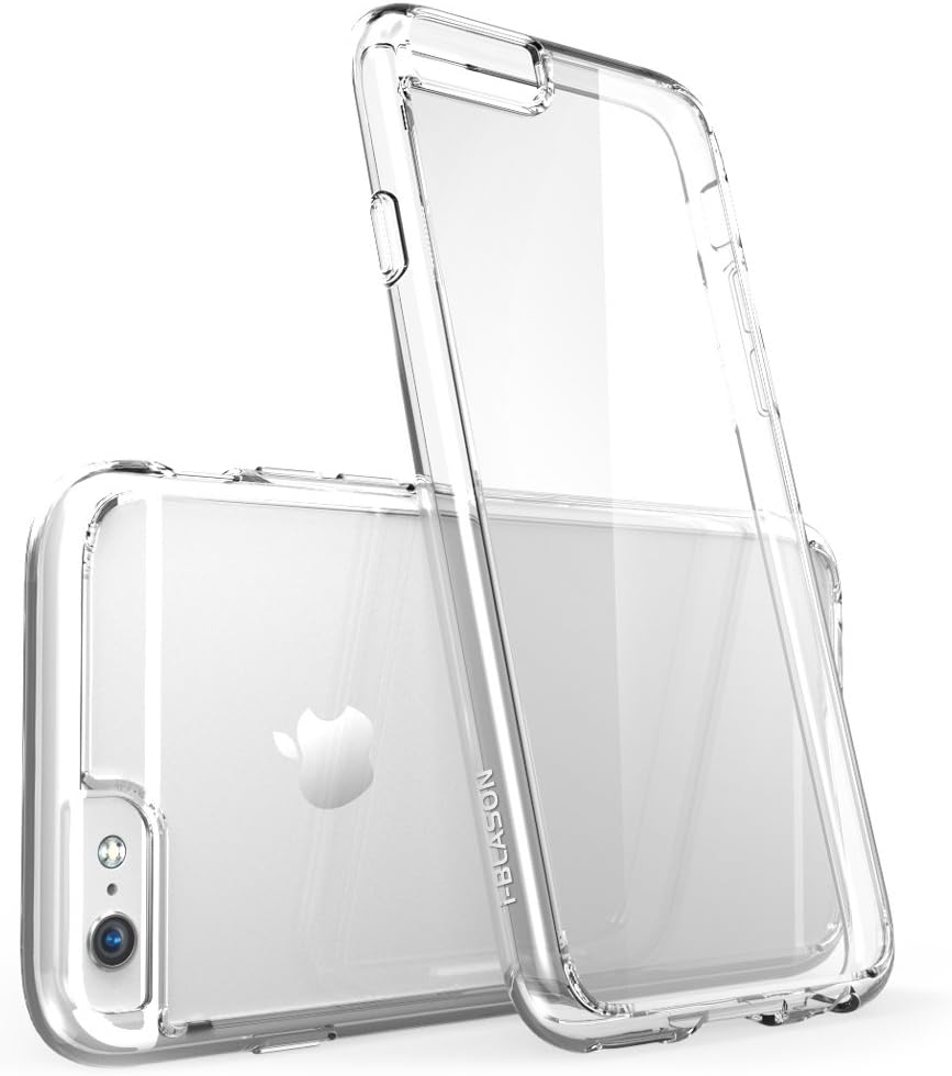 iPhone 6s Case, Scratch Resistant i-Blason Clear Halo Series Also Fit Apple iPhone 6 Case 6s 4.7 Inch Hybrid Bumper Case Cover (Clear)