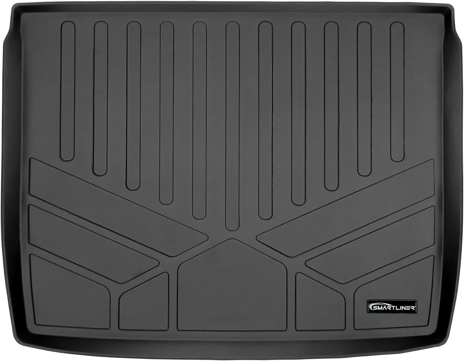 SMARTLINER Custom Fit Lower Cargo Liner Trunk Floor Mat Black for 2020-2021 Mercedes-Benz GLB Class 5 Passenger Models