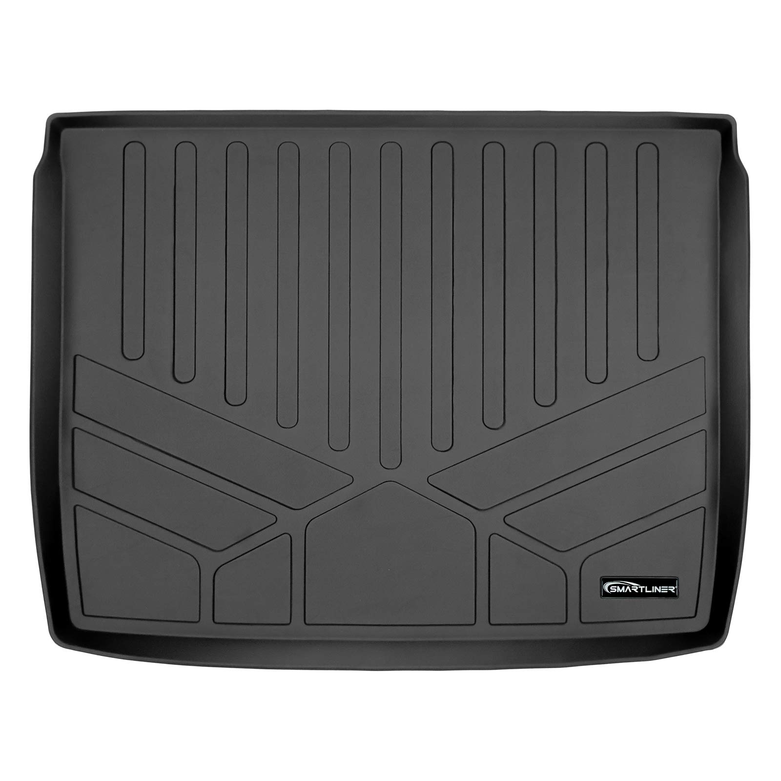 SMARTLINER Custom Fit Lower Cargo Liner Trunk Floor Mat Black for 2020-2021 Mercedes-Benz GLB Class 5 Passenger Models