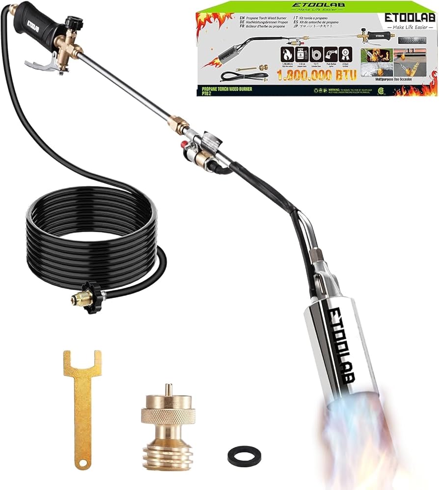 ETOOLAB Propane Torch Weed Burner - 1,800,000 BTU High