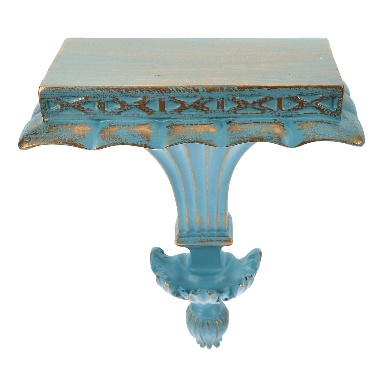 Gatuida Estante Flotante de Pared Estilo Europeo en Resina para Organizar y Almacenar Pequeños Objetos Función Decorativa para Colgar en Pared