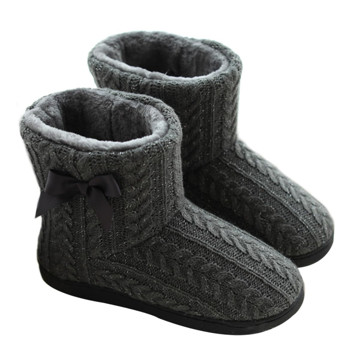 Botas de Invierno para Mujer, Antideslizantes, de Punto, Talla 39-40
