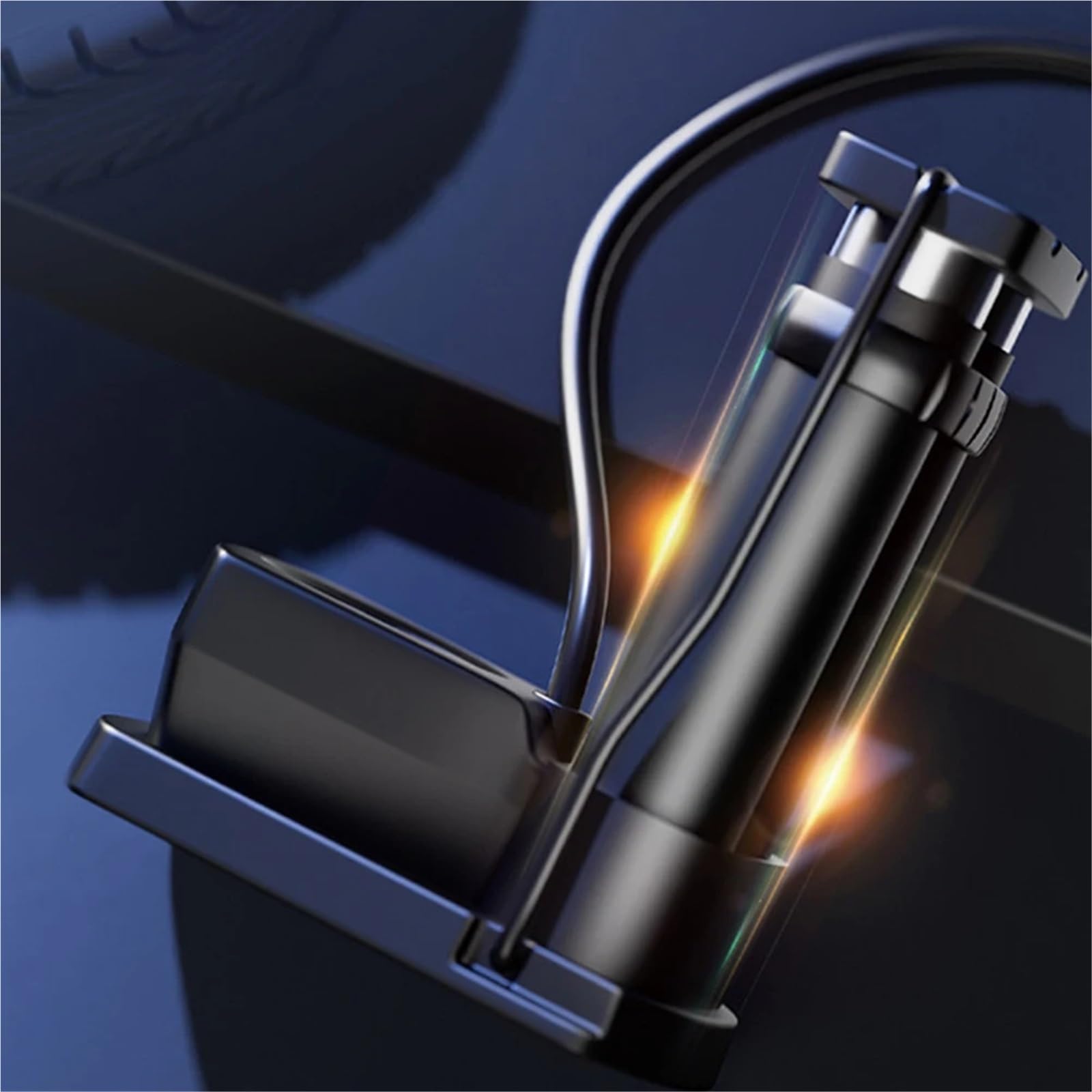 Pompa Portatile a Pedale con manometro Pompa ad Aria for Pneumatici for Bicicletta Pompa elettrica for Moto ad Alta Pressione for Biciclette Gonfiabile a Sfera per Biciclette, Mountain Bike