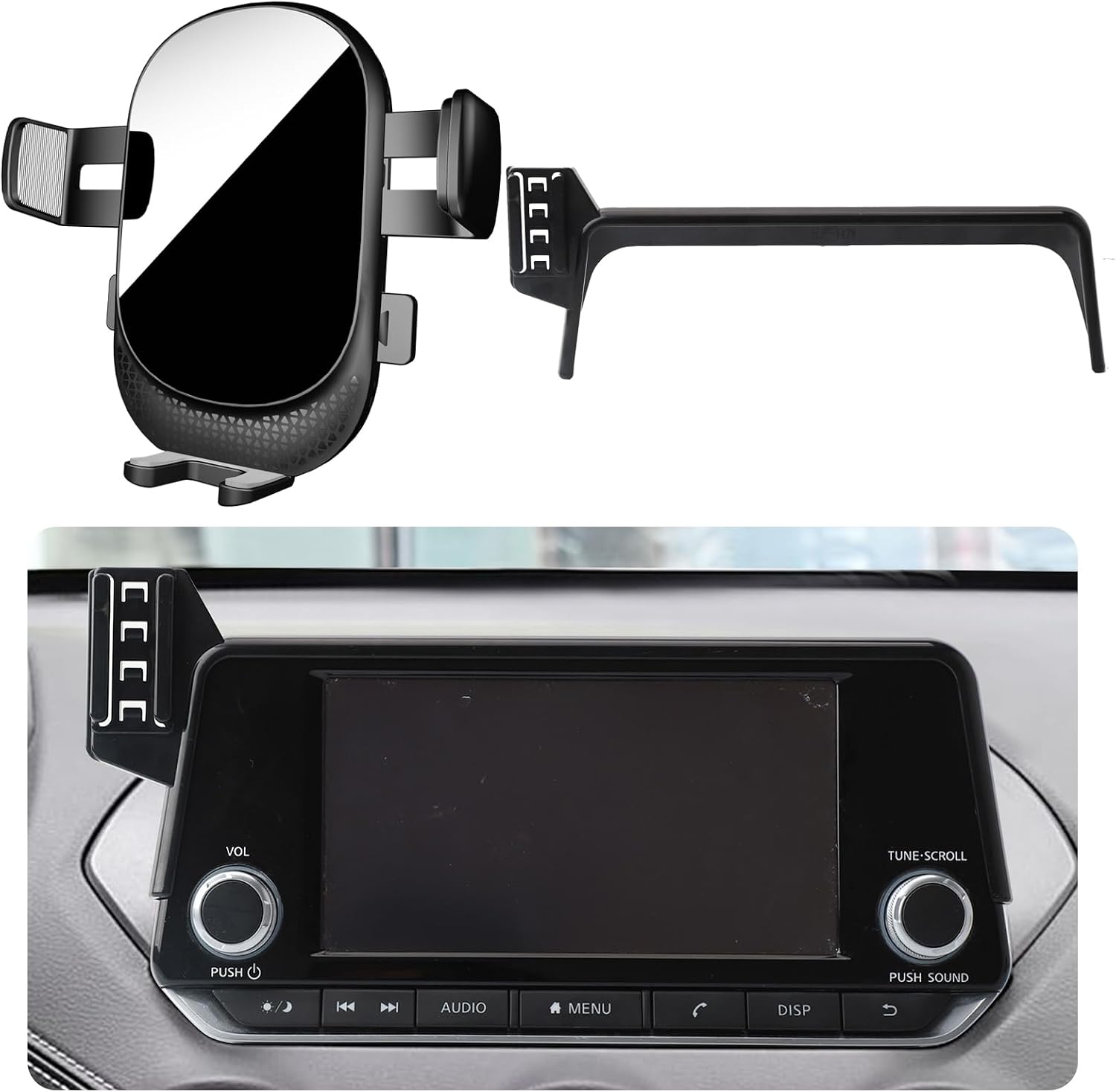 Car Phone Holder for Nissan Sentra/Altima Auto Accessories [Only for 2020-2025 Sentra & 2021-2024 Altima 7-inch Touchscreen | Trim：S] [XX No Fit 8-in & 12.3-inch Touchscreen XX]