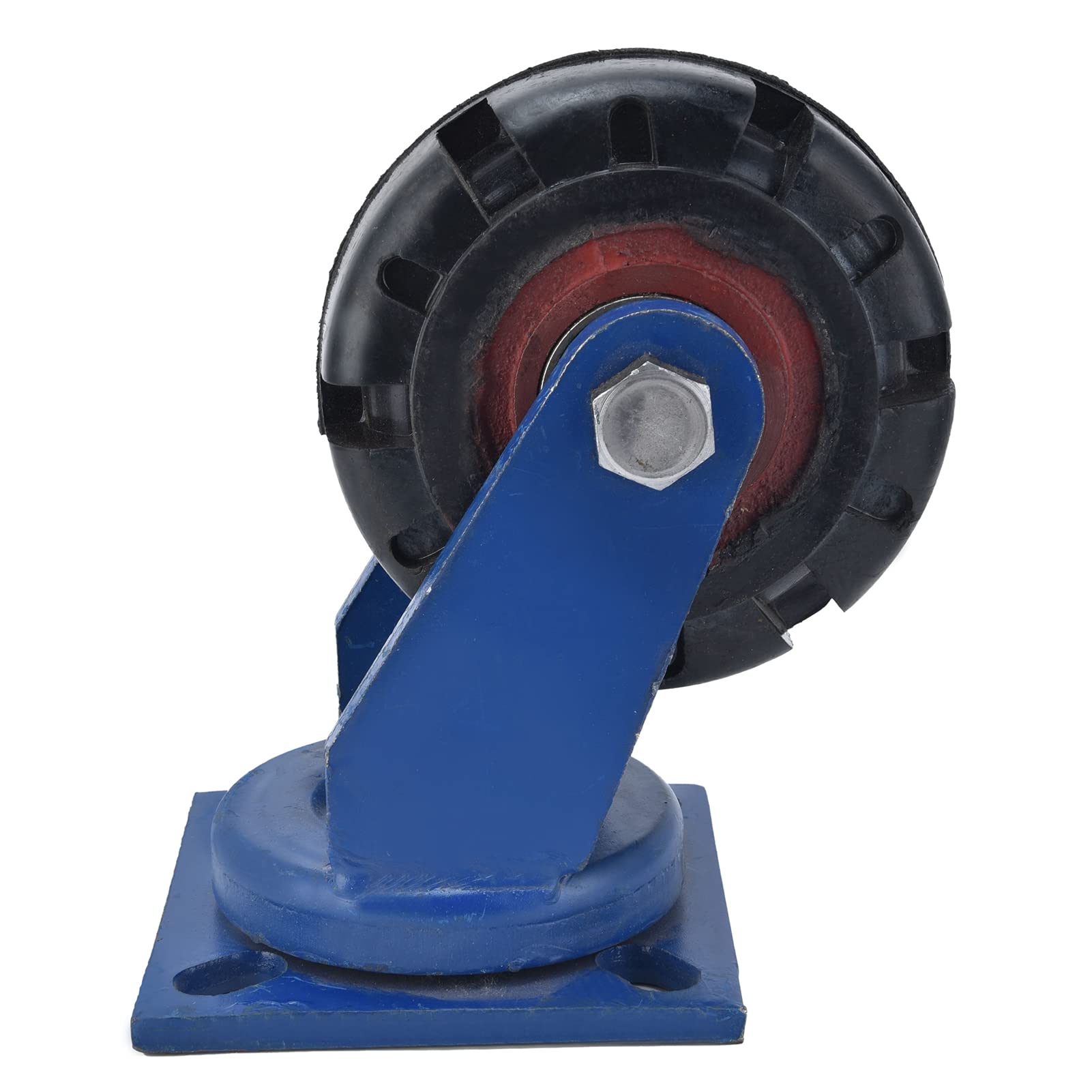 Hochleistungs-Lenkräder für Trolley und Werkzeugwagen, 360 Grad, Universal-Gummi, 1984 Lb Tragfähigkeit, 145 Mm Durchmesser