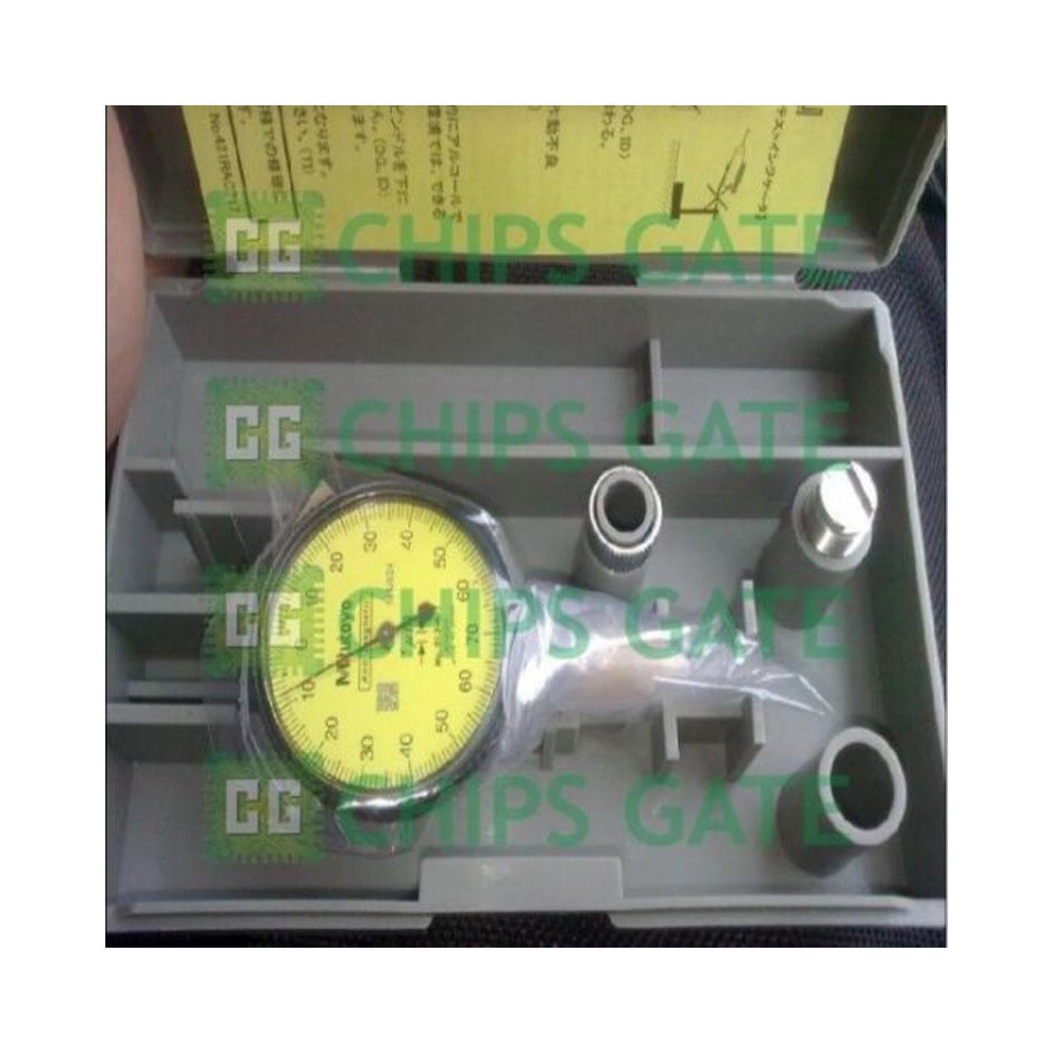 1PCS 513-424E Dial Test Indicator, Basic Set, Horizontal Type, 8mm St